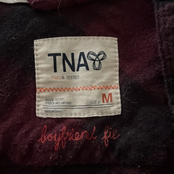 TNA HOODED FLANNEL (Medium) - Picture 3 of 3